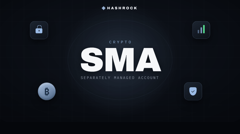 Crypto separately managed account